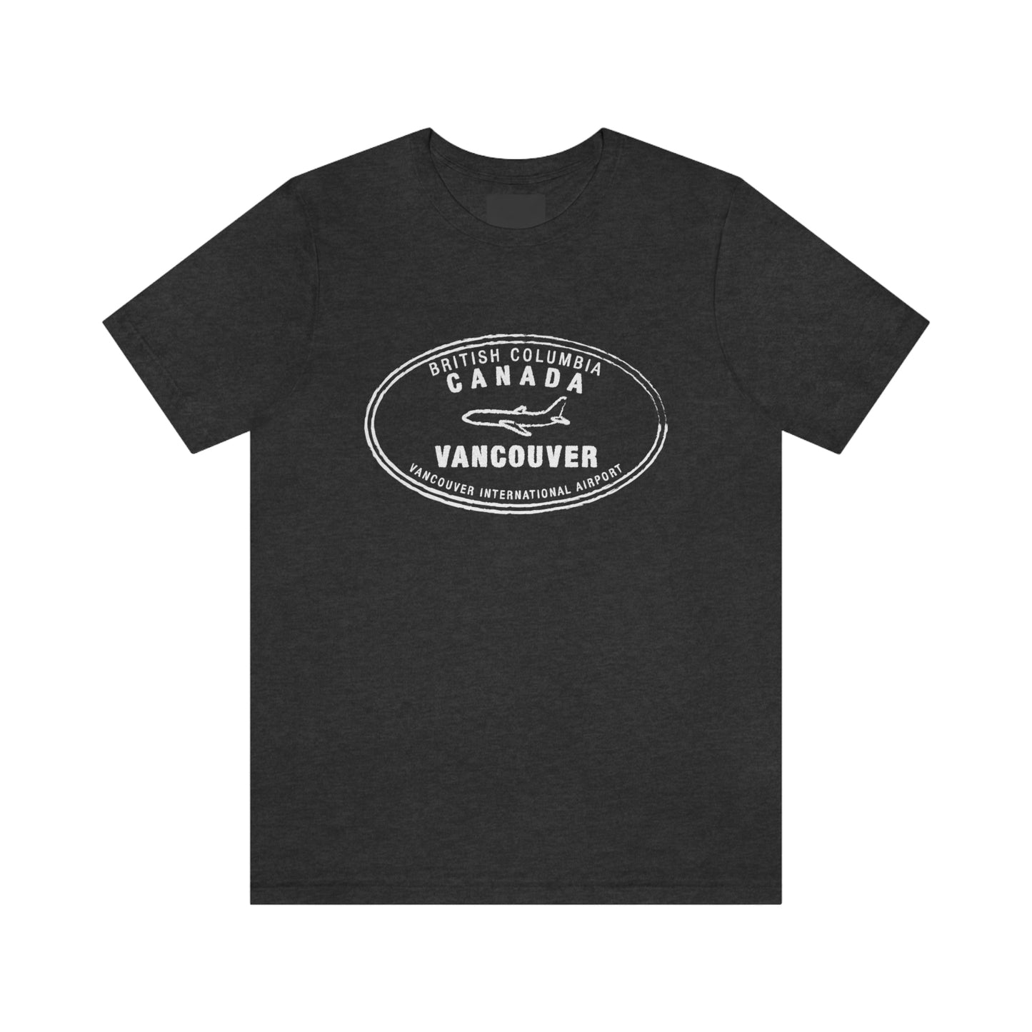 Vancouver BC Canada Passport Stamp Vacation Travel Unisex T-shirt