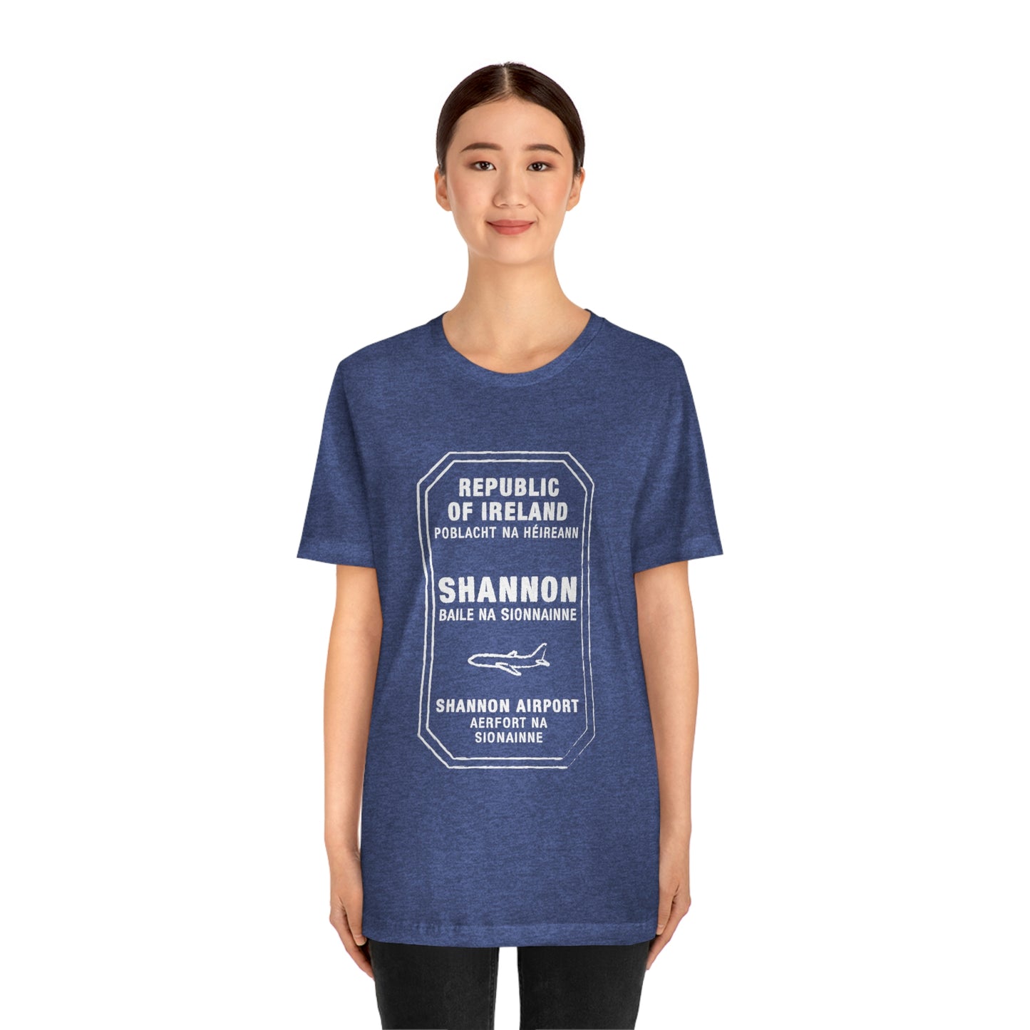 Shannon Ireland Passport Stamp Vacation Travel Unisex T-shirt