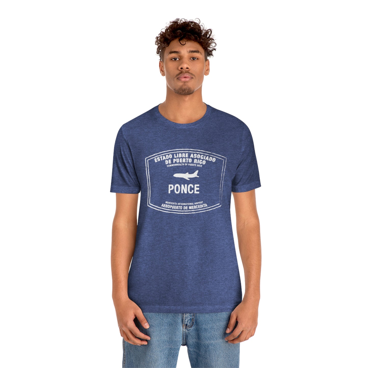 Ponce Puerto Rico Passport Stamp Vacation Travel Unisex T-shirt