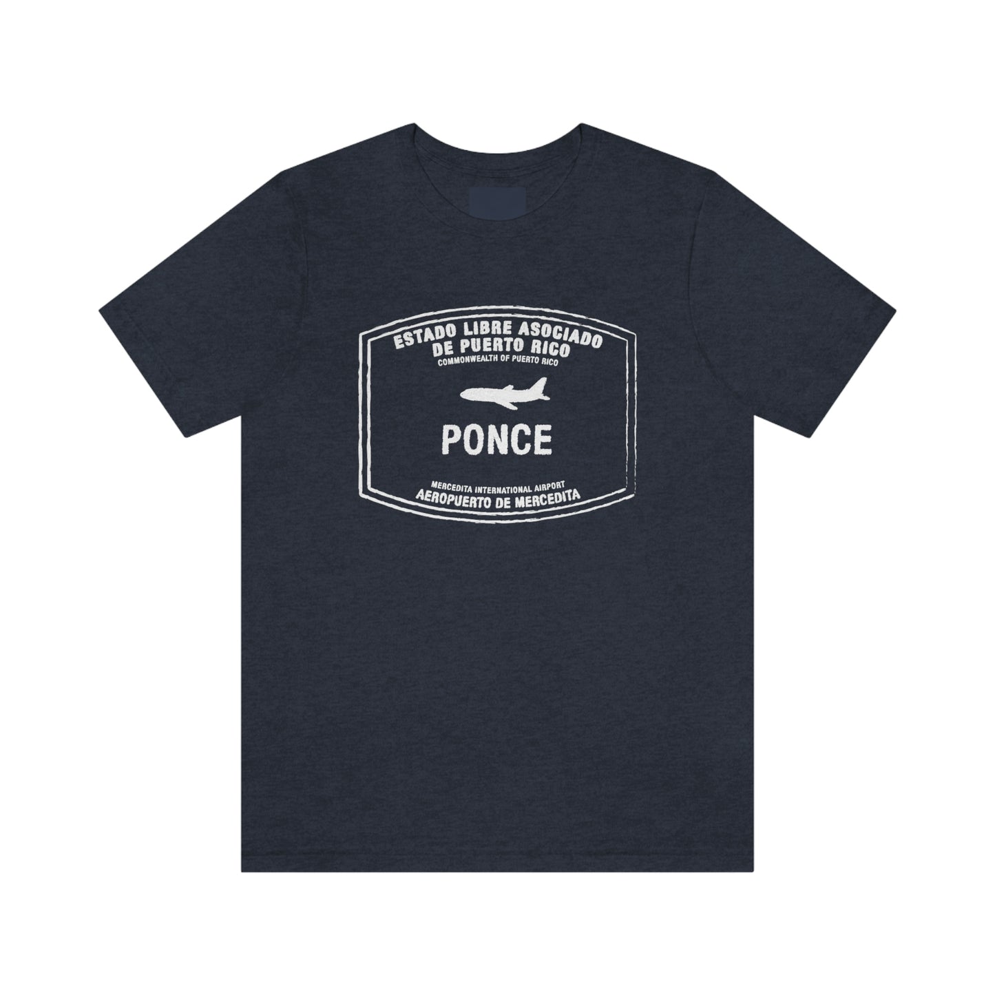 Ponce Puerto Rico Passport Stamp Vacation Travel Unisex T-shirt