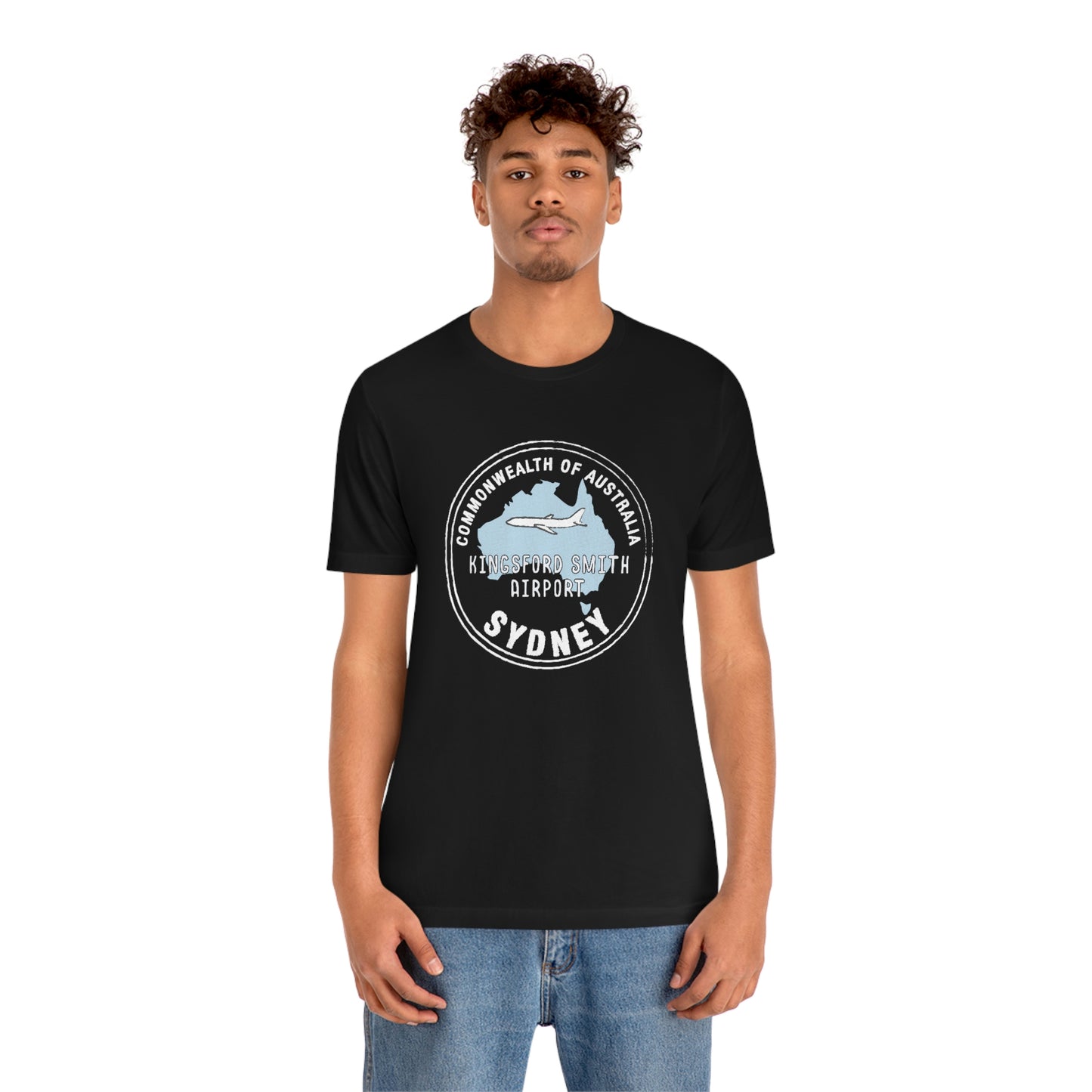 Sydney Australia Passport Stamp Vacation Travel Souvenir Unisex T-shirt