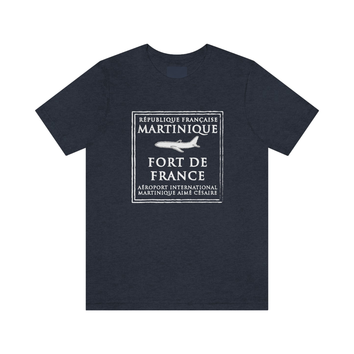 Martinique Passport Stamp Vacation Travel Unisex T-shirt