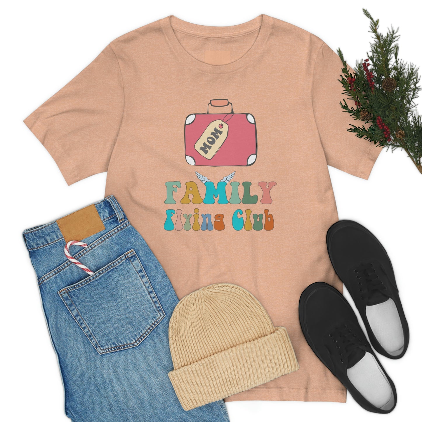 Family Flying Club - Mom - Family Matching Shirt Unisex Tee