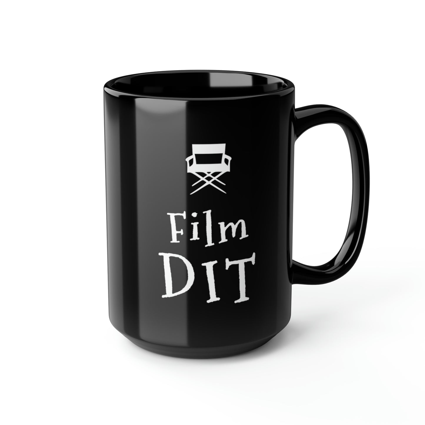 Digital Intermediate Technician (DIT) Coffee or Tea Gift for Movie Lovers and Film Buffs - Black Mug, 15oz