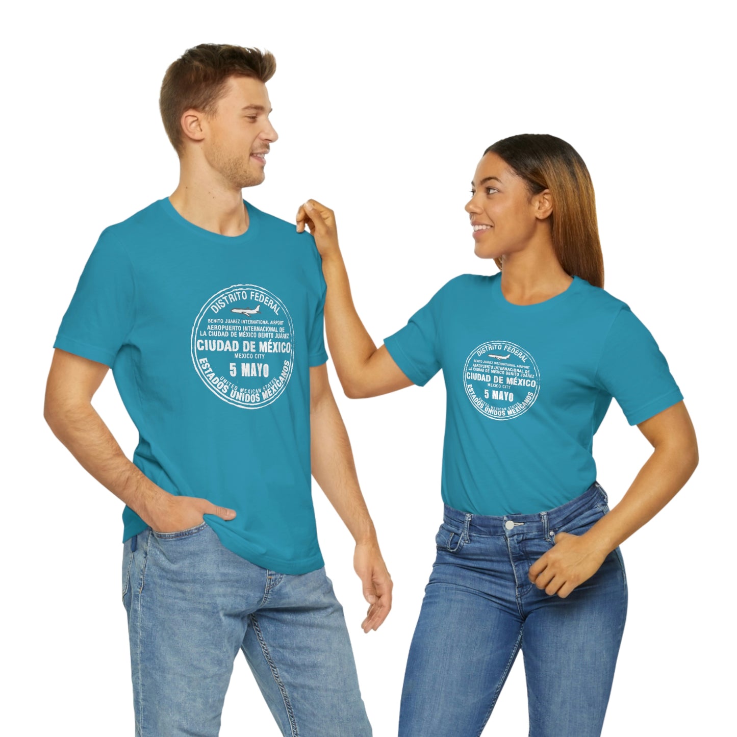 Mexico City May 5 Passport Stamp Travel Unisex T-shirt