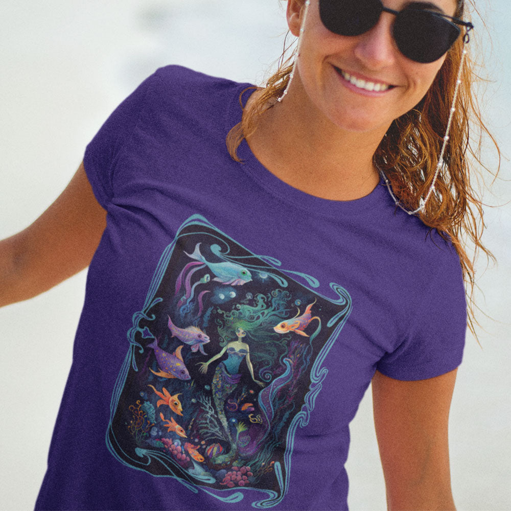 Mermaid Garden Mermaidcore Fairycore Women's Softstyle T-shirt