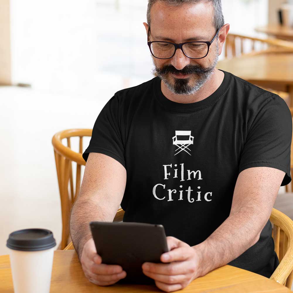 Film Critic T-Shirt for Movie Lovers, Writers and Film Buffs