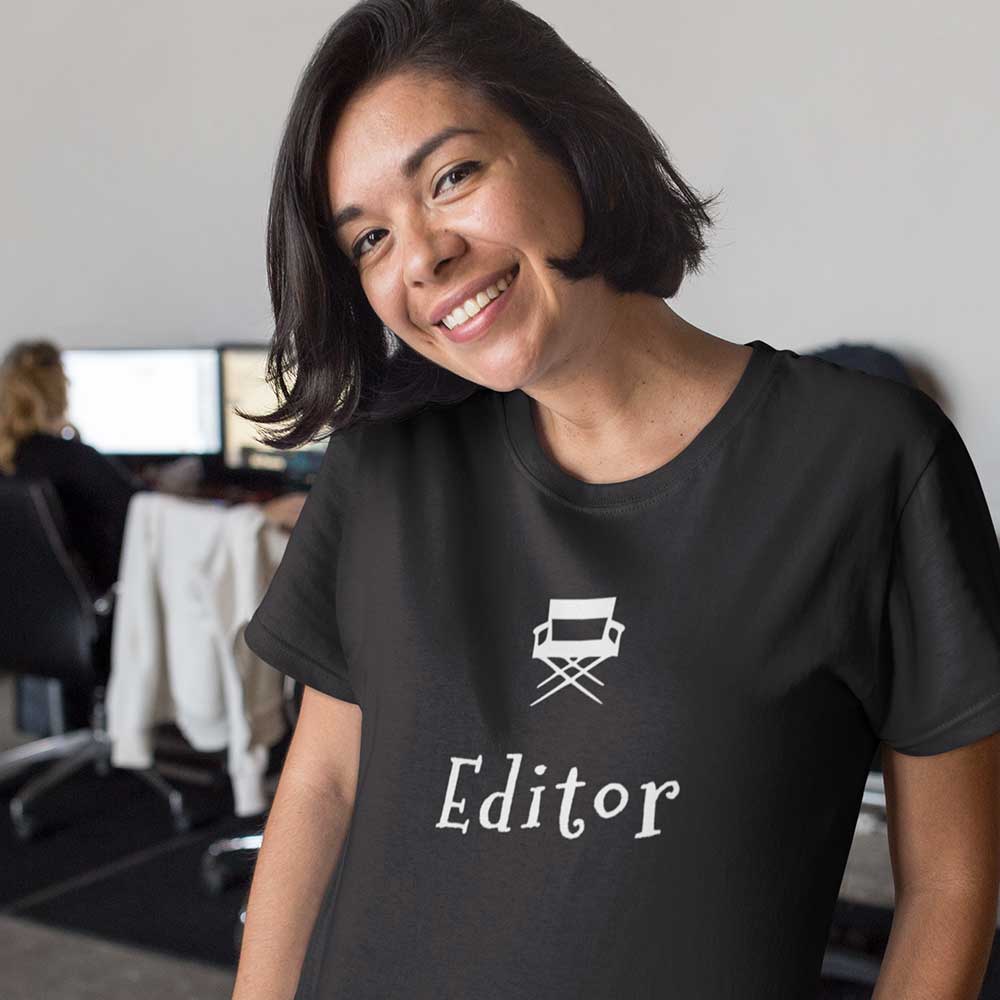 Film Editor T-Shirt Gift for Movie Lovers