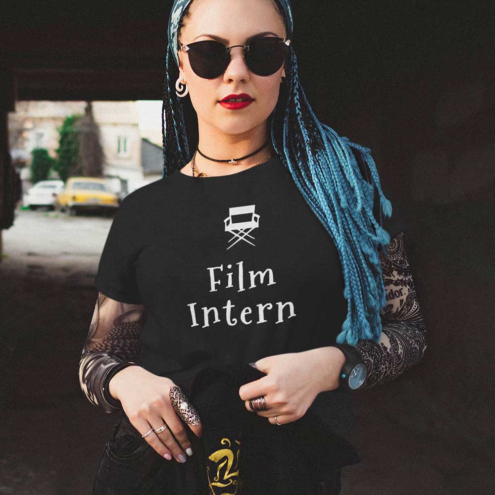 Film Intern for Filmmakers and Production Crew T-Shirt