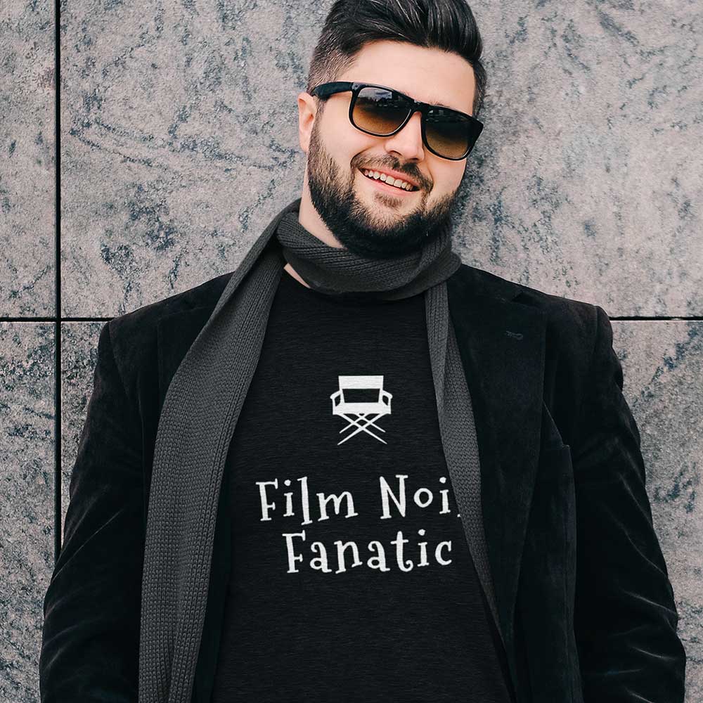 Film Noir Fanatic T-Shirt for Librarian Movie Buyer