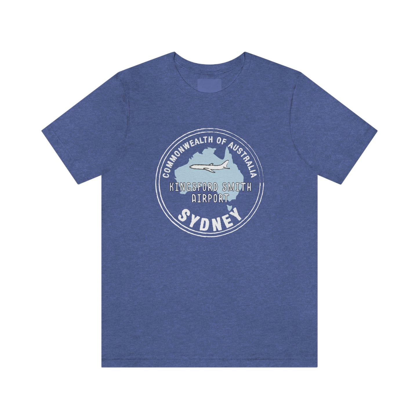 Sydney Australia Passport Stamp Vacation Travel Souvenir Unisex T-shirt