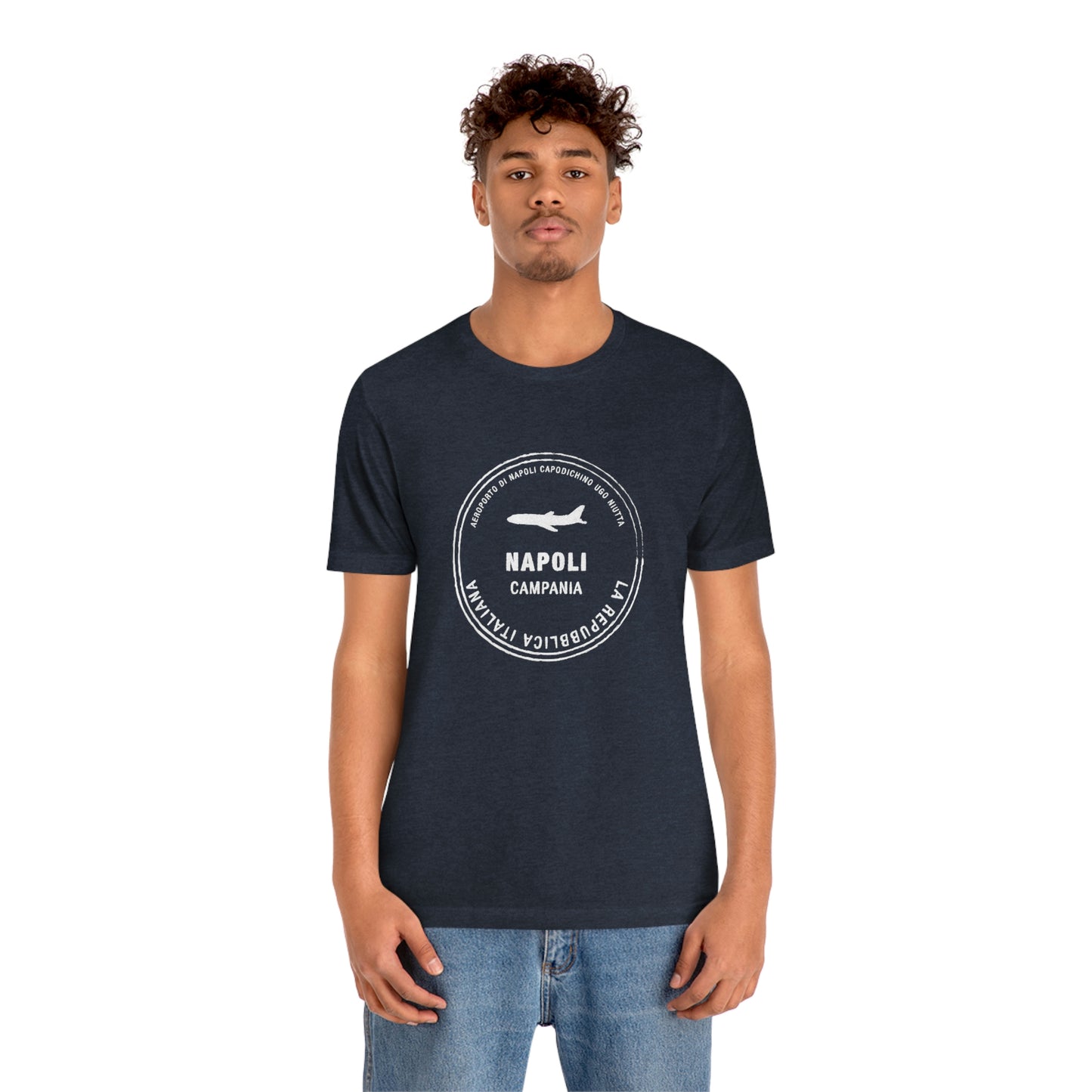 Naples Italy Passport Stamp Vacation Travel Souvenir Unisex T-shirt