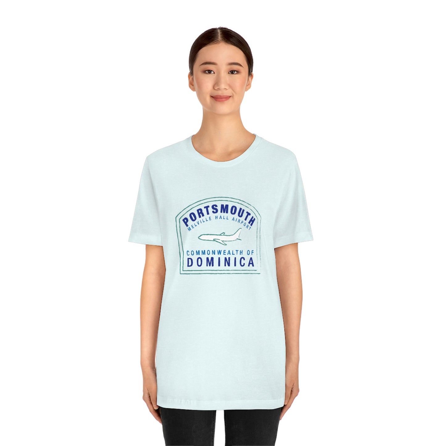 Portsmouth Dominica Passport Stamp Vacation Travel Unisex T-shirt