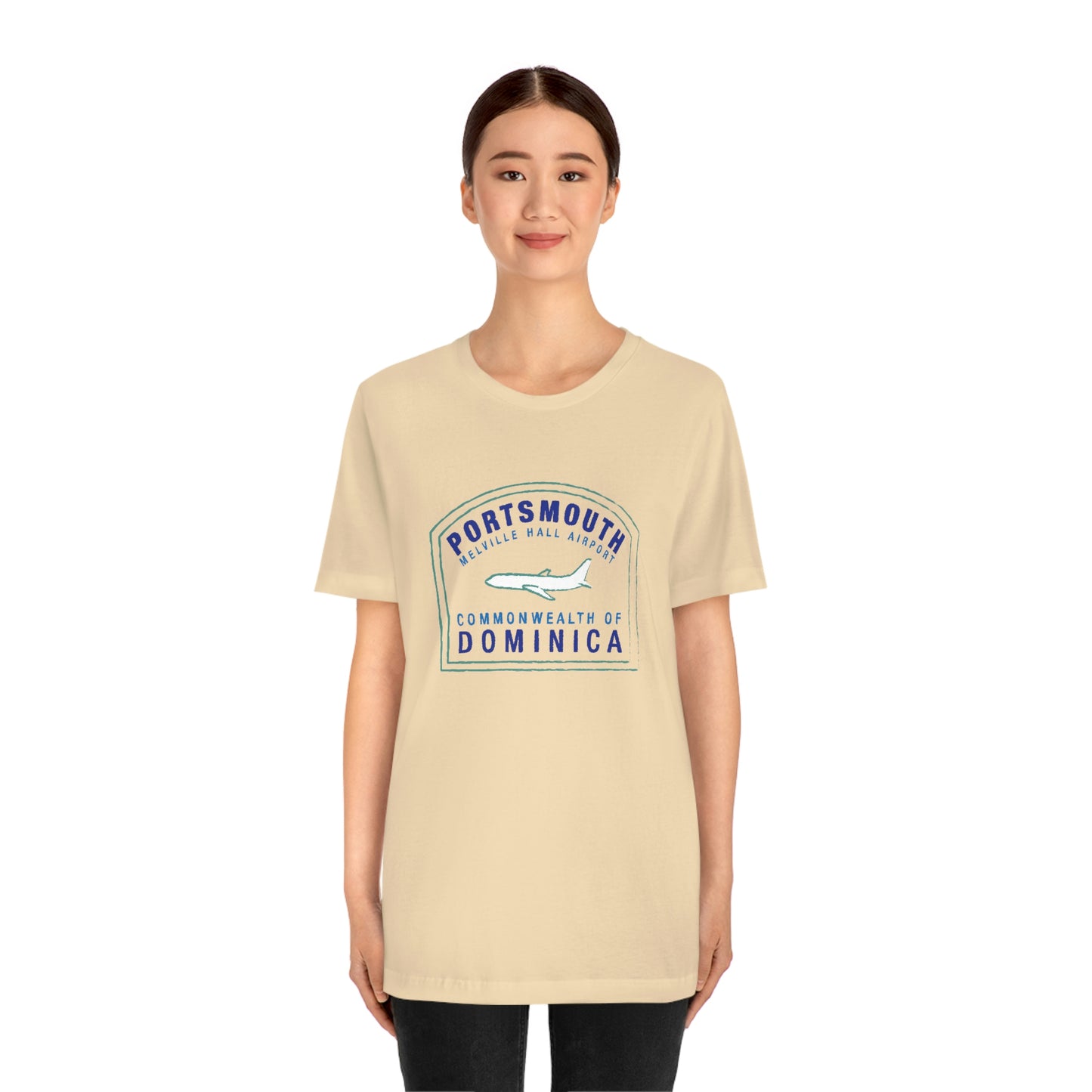 Portsmouth Dominica Passport Stamp Vacation Travel Unisex T-shirt