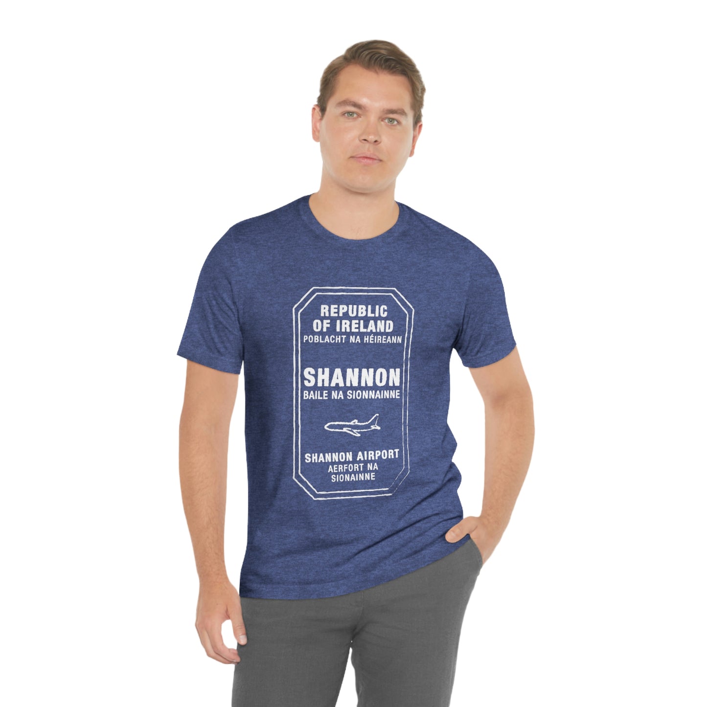 Shannon Ireland Passport Stamp Vacation Travel Unisex T-shirt