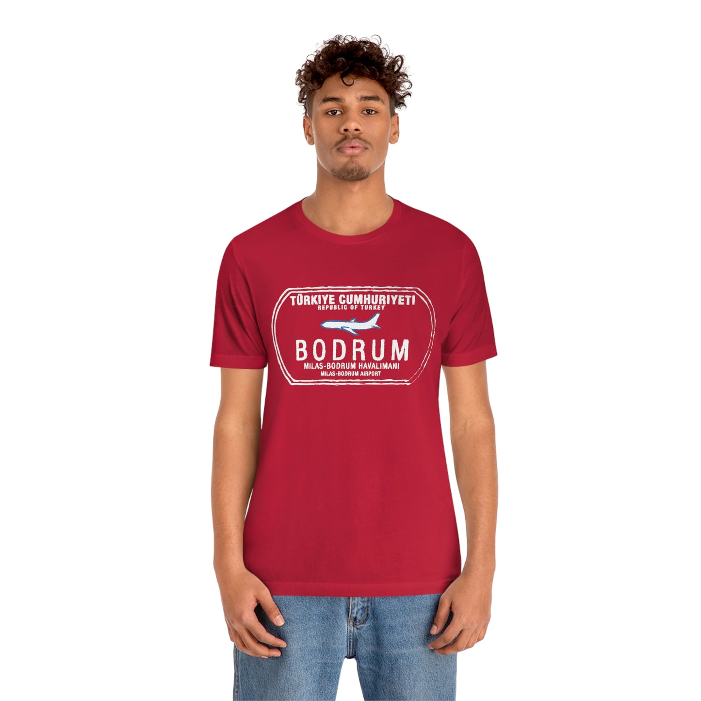 Bodrum Turkey Passport Stamp Vacation Travel Unisex T-shirt