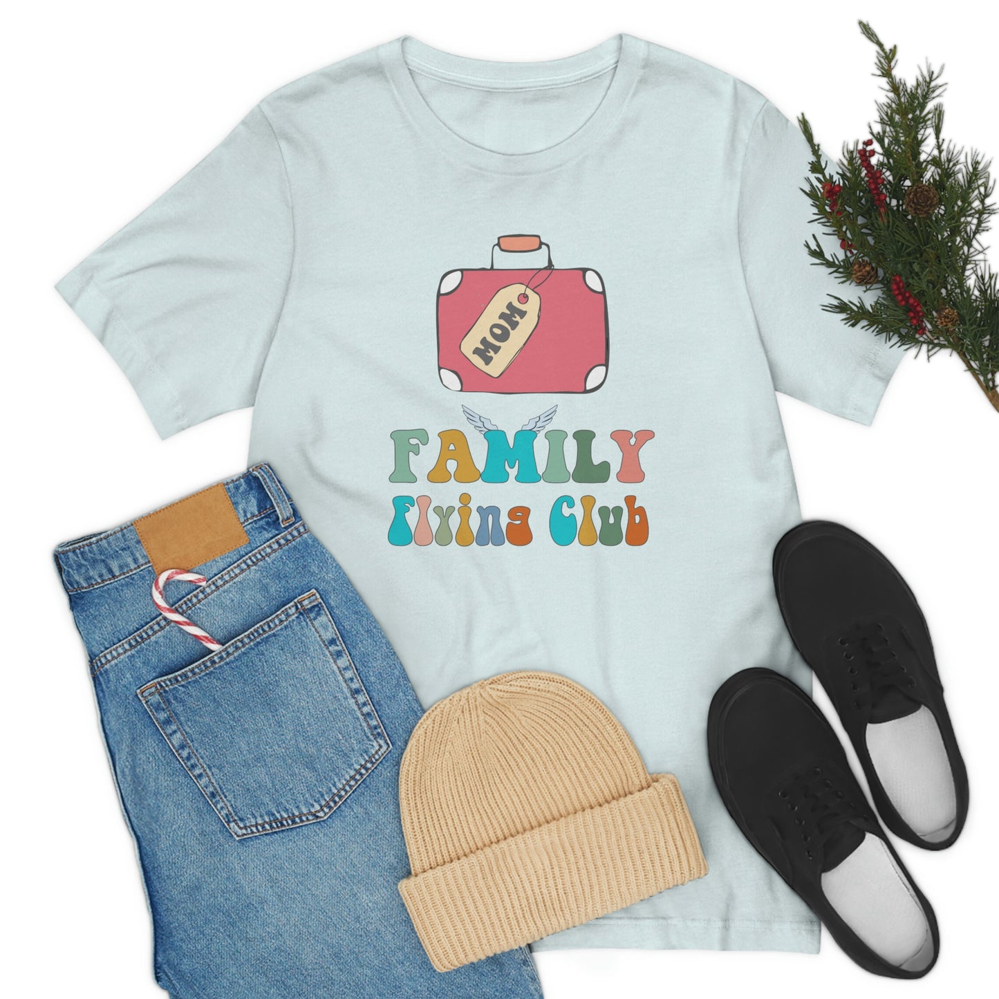 Family Flying Club - Mom - Family Matching Shirt Unisex Tee