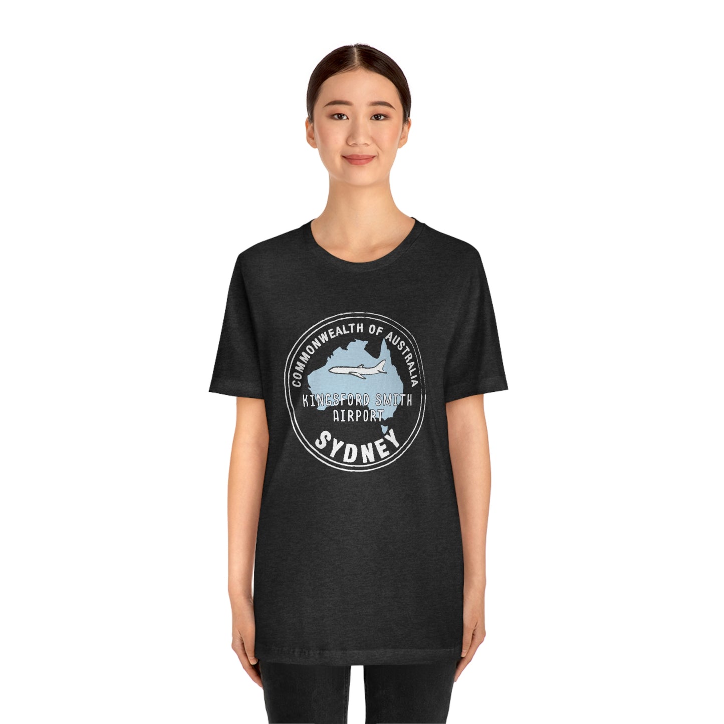 Sydney Australia Passport Stamp Vacation Travel Souvenir Unisex T-shirt