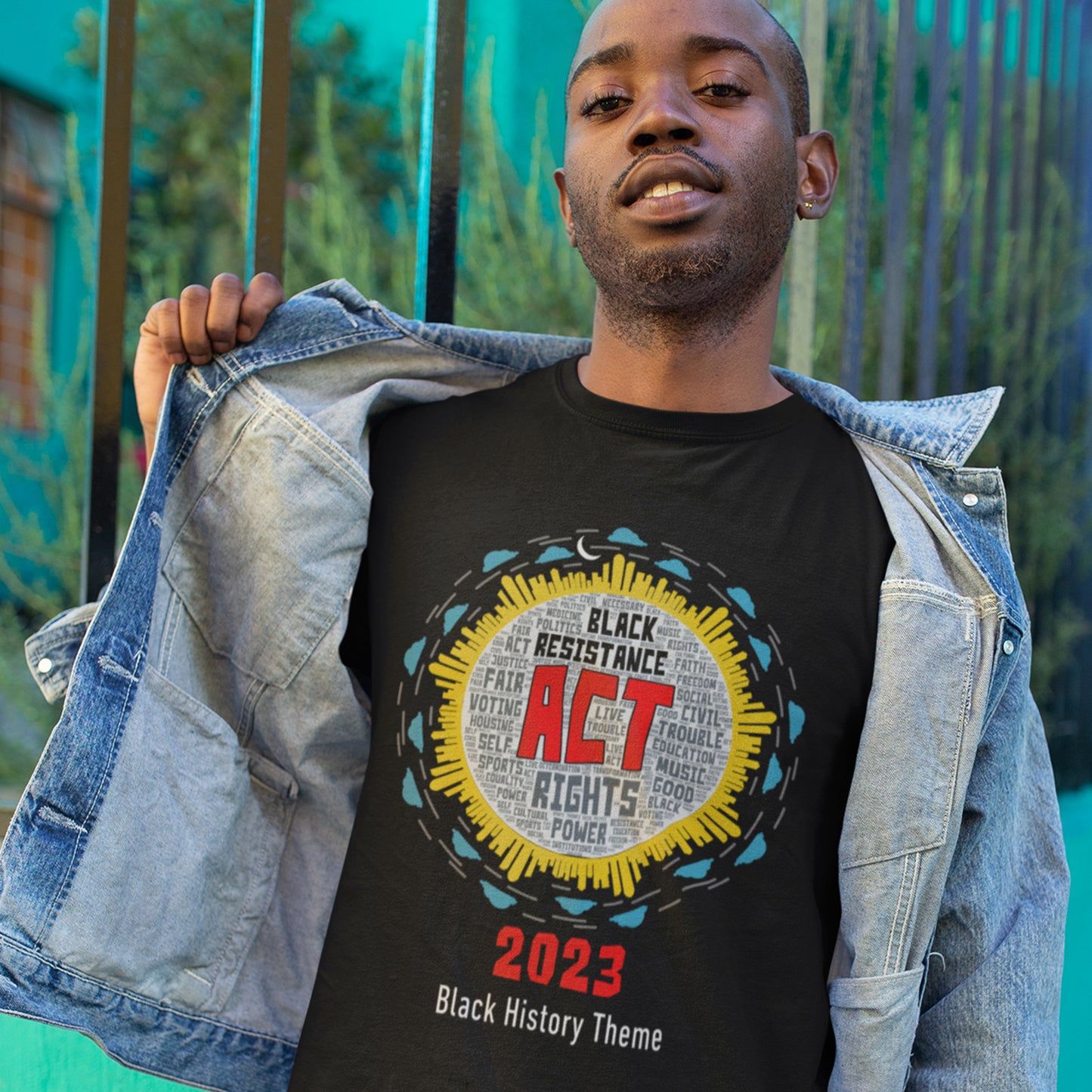 2023 Black History Theme - Resistance T-shirt