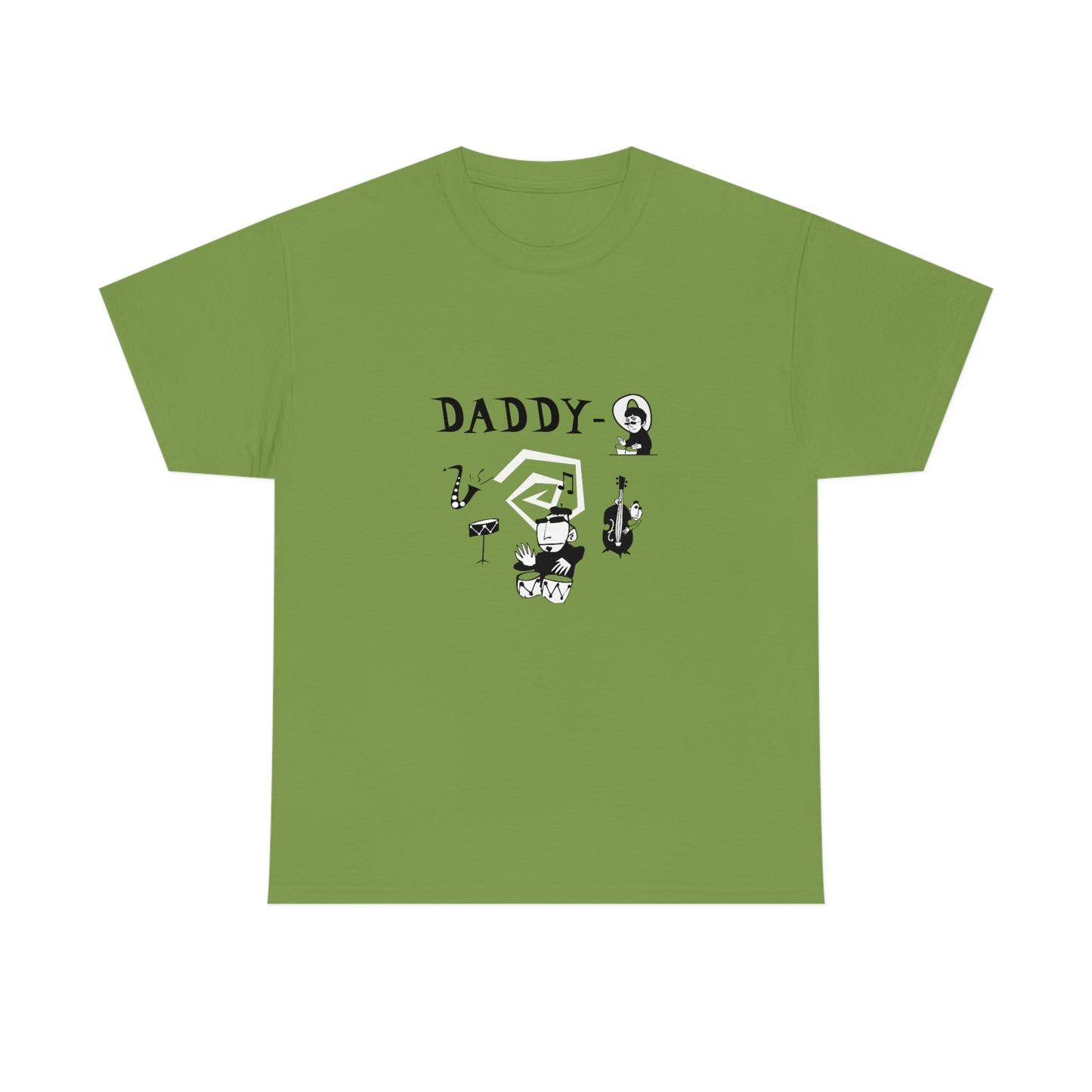 Father's Day Shirt - Cool Daddy-O Beatnik Heavy Cotton Tee Light Colors