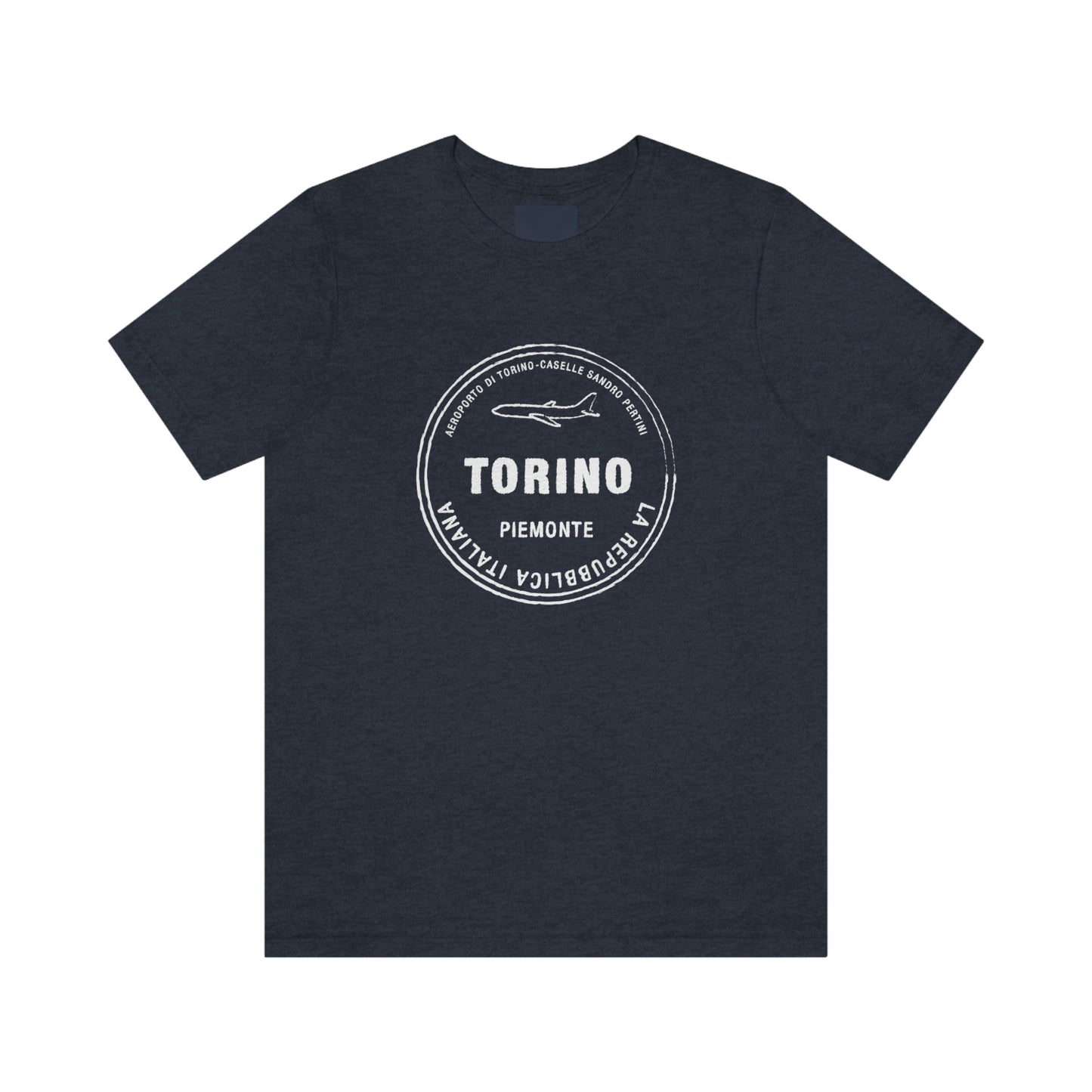 Turin Torino Italy Passport Stamp Vacation Travel Souvenir Unisex T-shirt