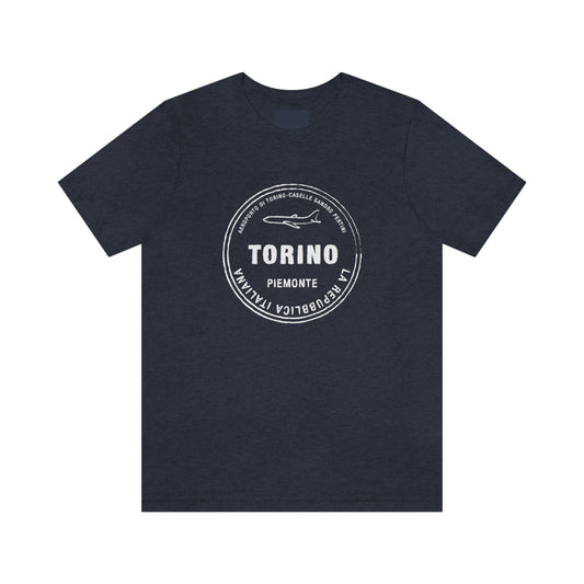 Turin Torino Italy Passport Stamp Vacation Travel Souvenir Unisex T-shirt