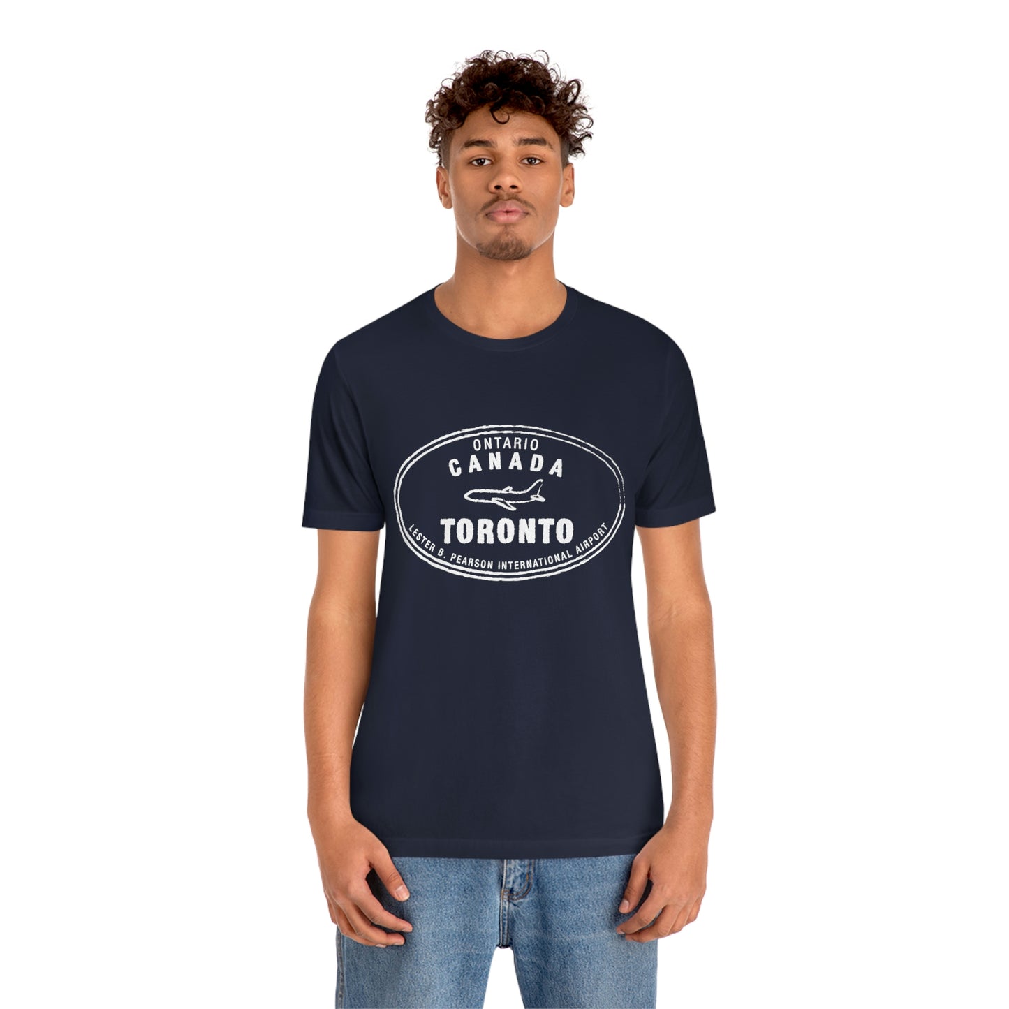 Toronto ON Canada Passport Stamp Vacation Travel Souvenir Unisex T-shirt