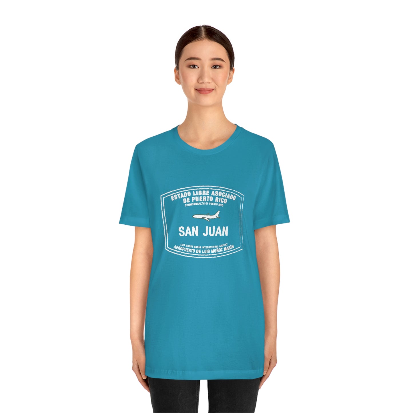 San Juan Puerto Rico Passport Stamp Vacation Travel Unisex T-shirt