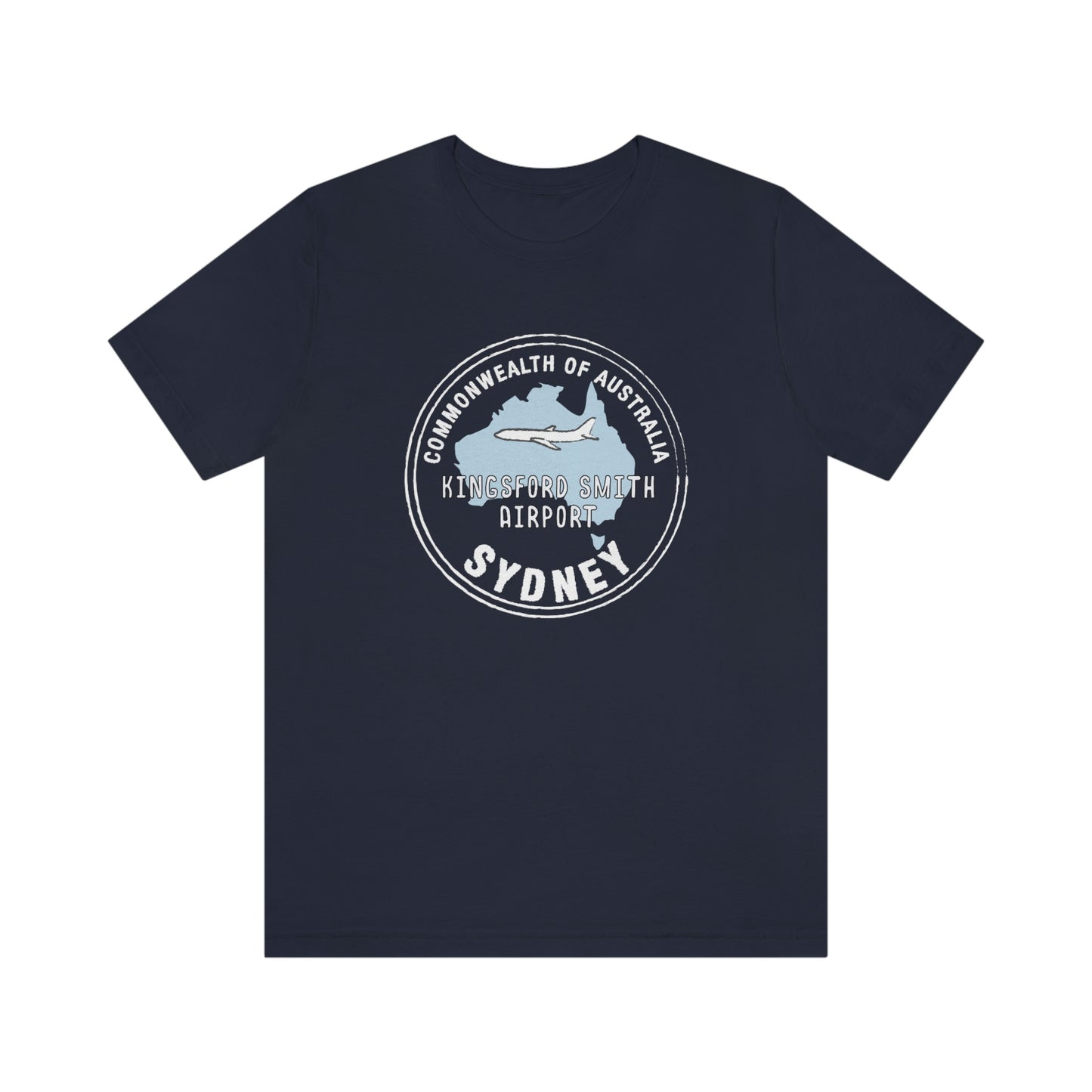 Sydney Australia Passport Stamp Vacation Travel Souvenir Unisex T-shirt