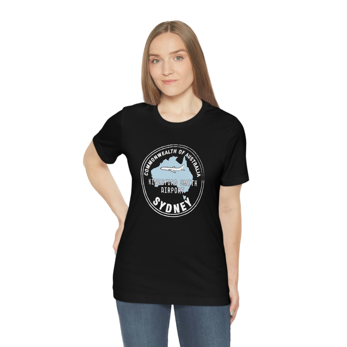 Sydney Australia Passport Stamp Vacation Travel Souvenir Unisex T-shirt