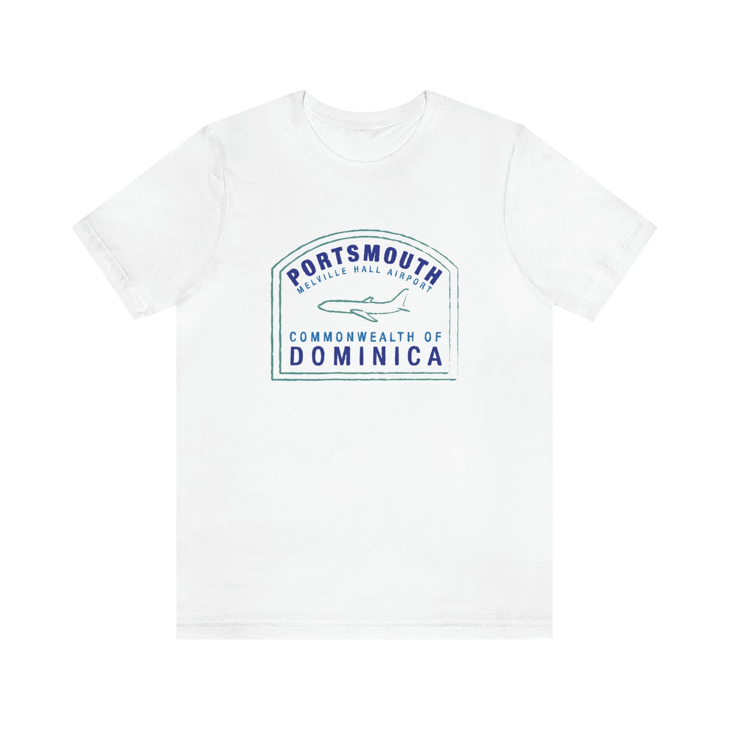 Portsmouth Dominica Passport Stamp Vacation Travel Unisex T-shirt