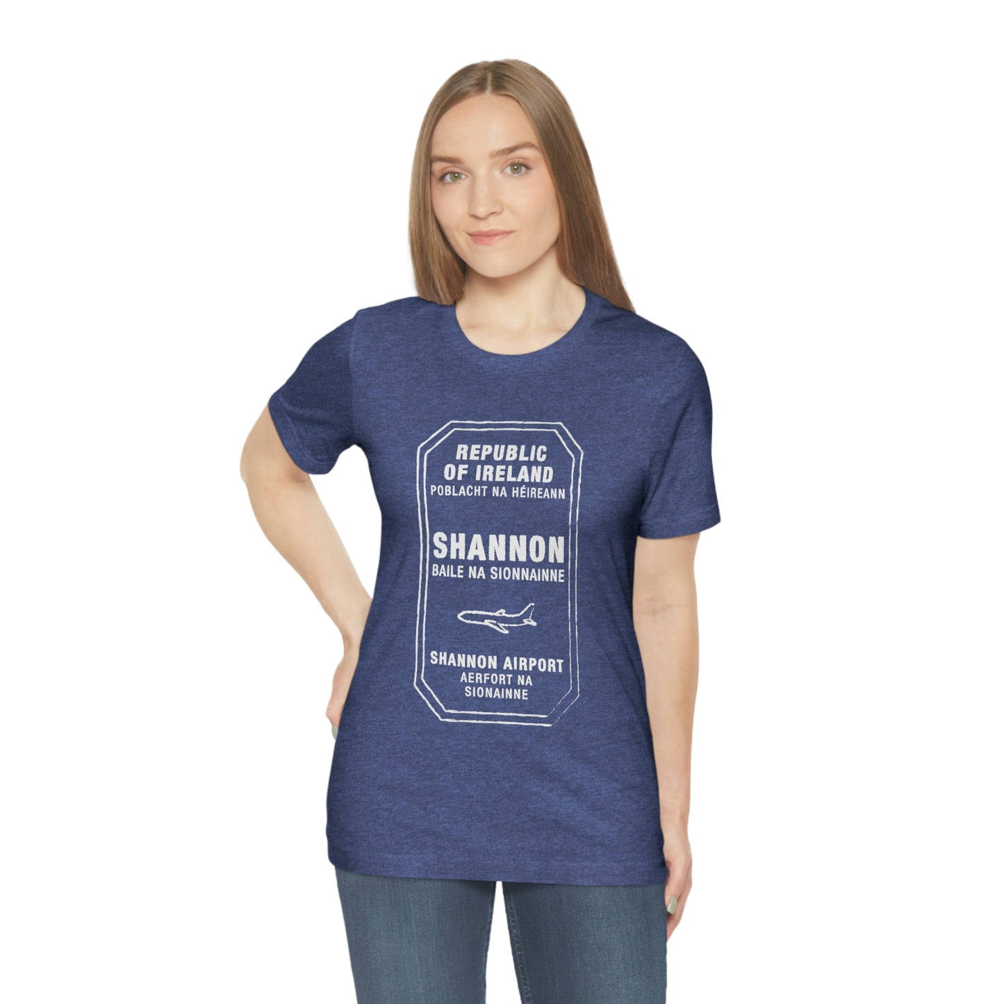 Shannon Ireland Passport Stamp Vacation Travel Unisex T-shirt