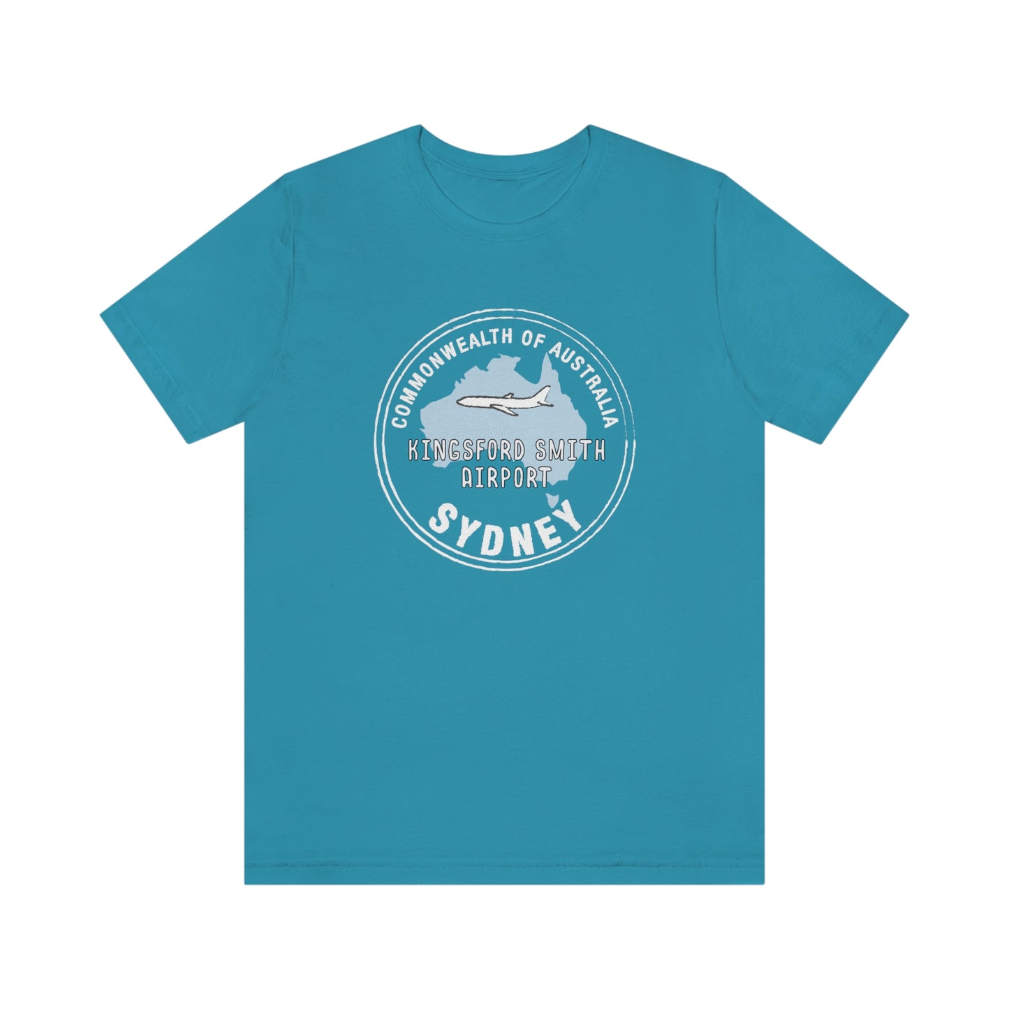 Sydney Australia Passport Stamp Vacation Travel Souvenir Unisex T-shirt