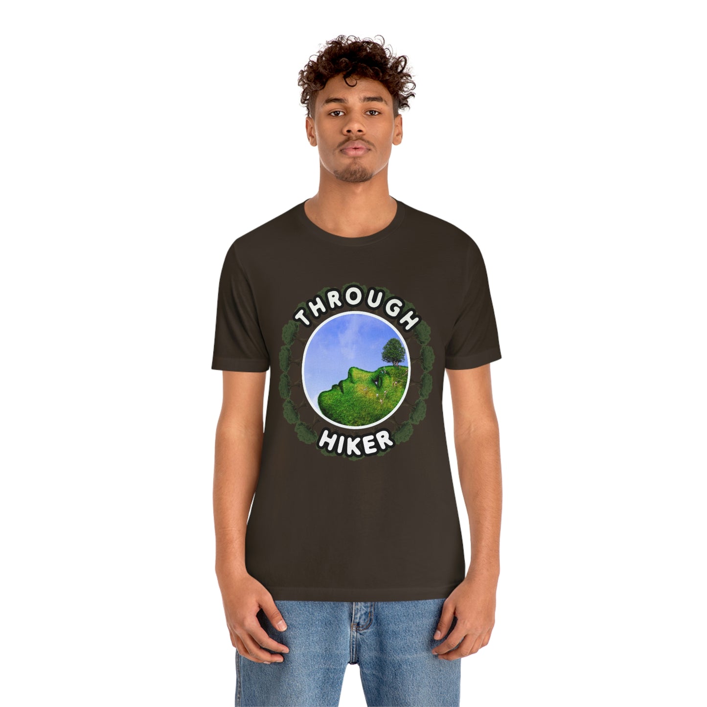 Trail Thru Hiker and Backpacker Camping Unisex Jersey Short Sleeve Tee