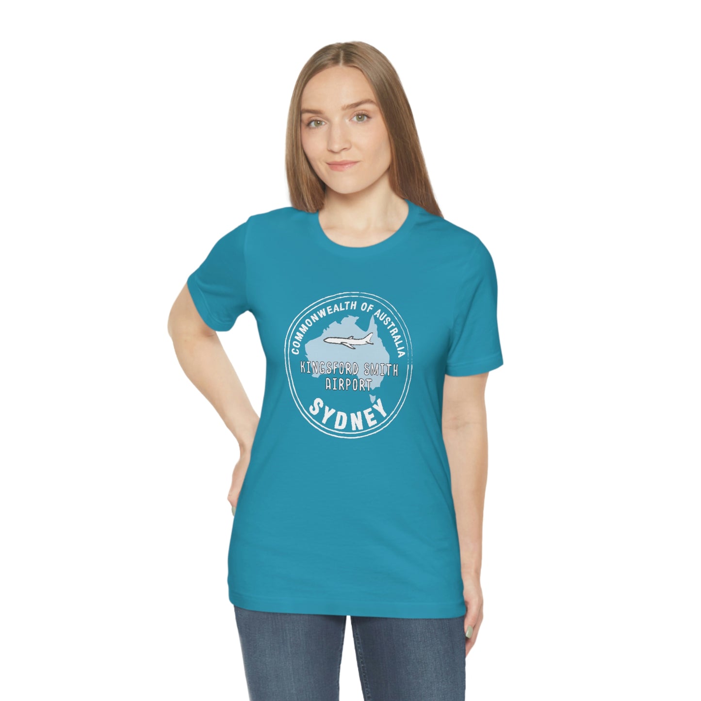 Sydney Australia Passport Stamp Vacation Travel Souvenir Unisex T-shirt