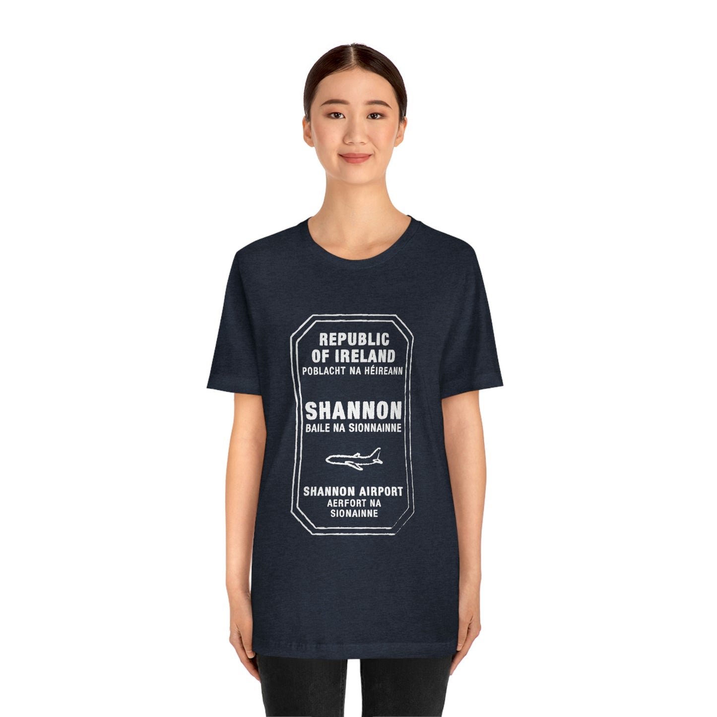 Shannon Ireland Passport Stamp Vacation Travel Unisex T-shirt