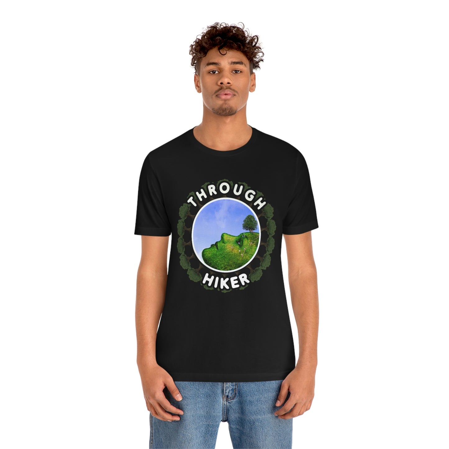 Trail Thru Hiker and Backpacker Camping Unisex Jersey Short Sleeve Tee