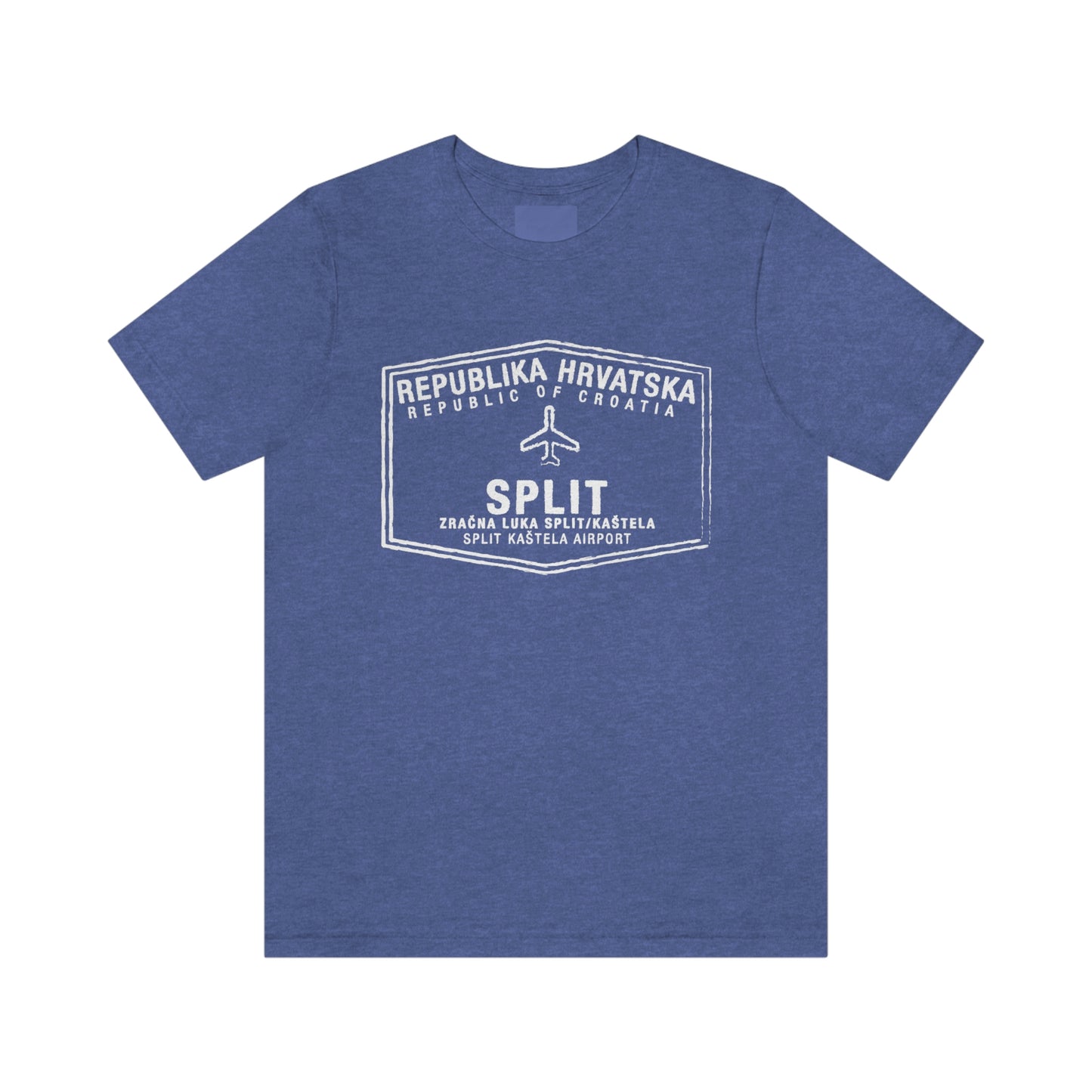 Split Croatia Passport Stamp Vacation Travel Unisex T-shirt