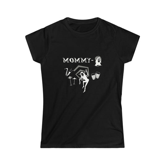 Mother's Day T-shirt - Cool Mommy-O Beatnik Women's Softstyle Tee