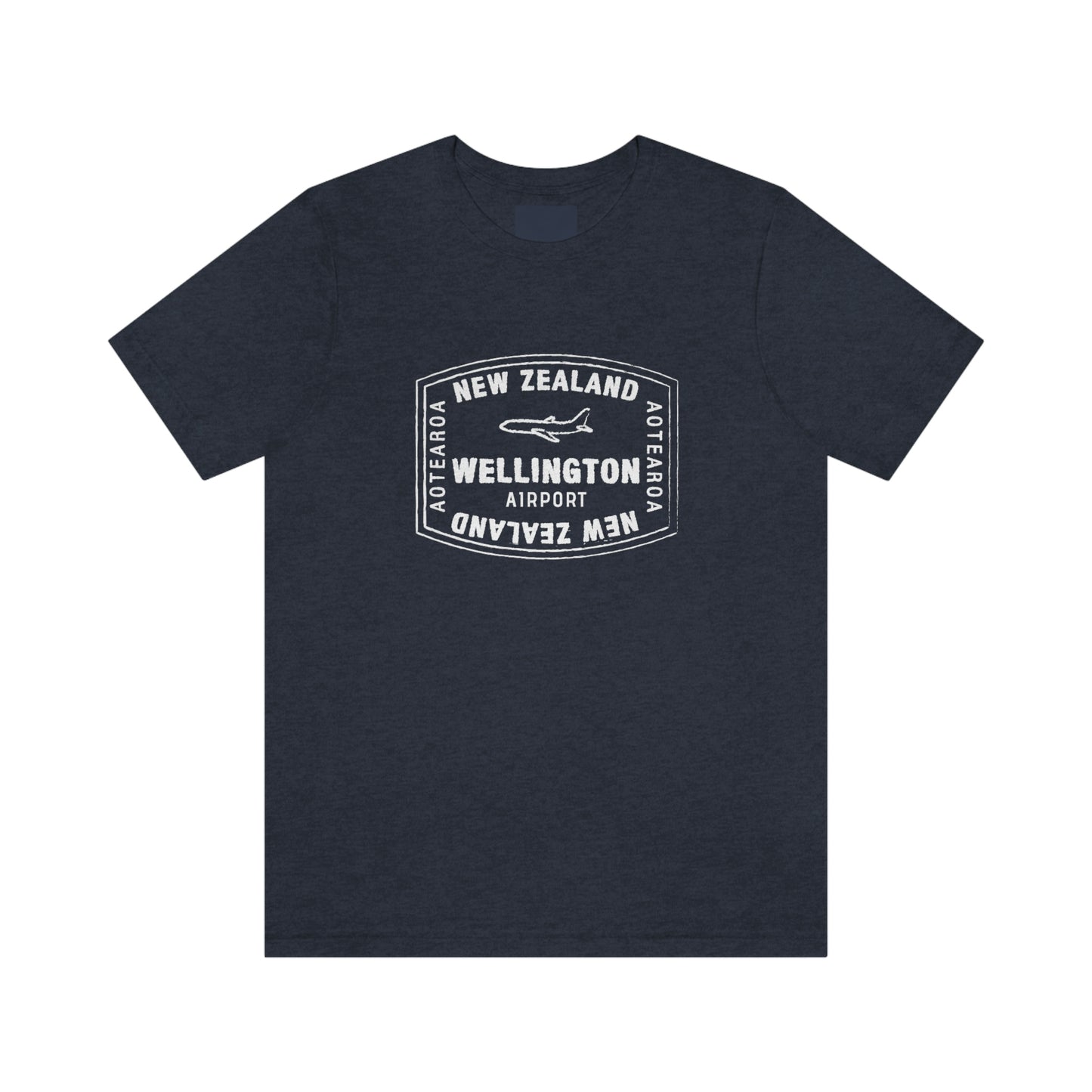 Wellington New Zealand Passport Stamp Vacation Unisex T-shirt