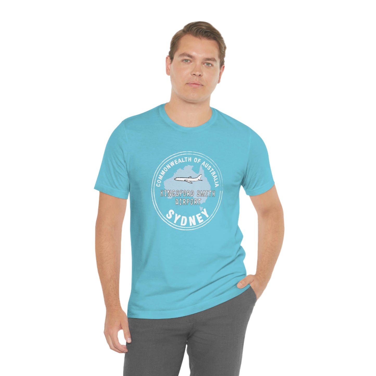 Sydney Australia Passport Stamp Vacation Travel Souvenir Unisex T-shirt