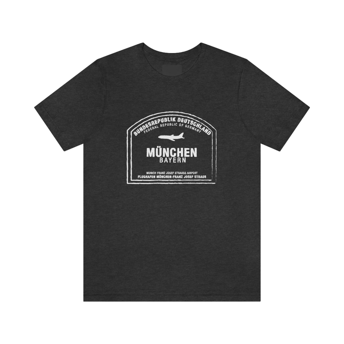 Munich Germany Passport Stamp Holiday Travel Souvenir Unisex T-shirt