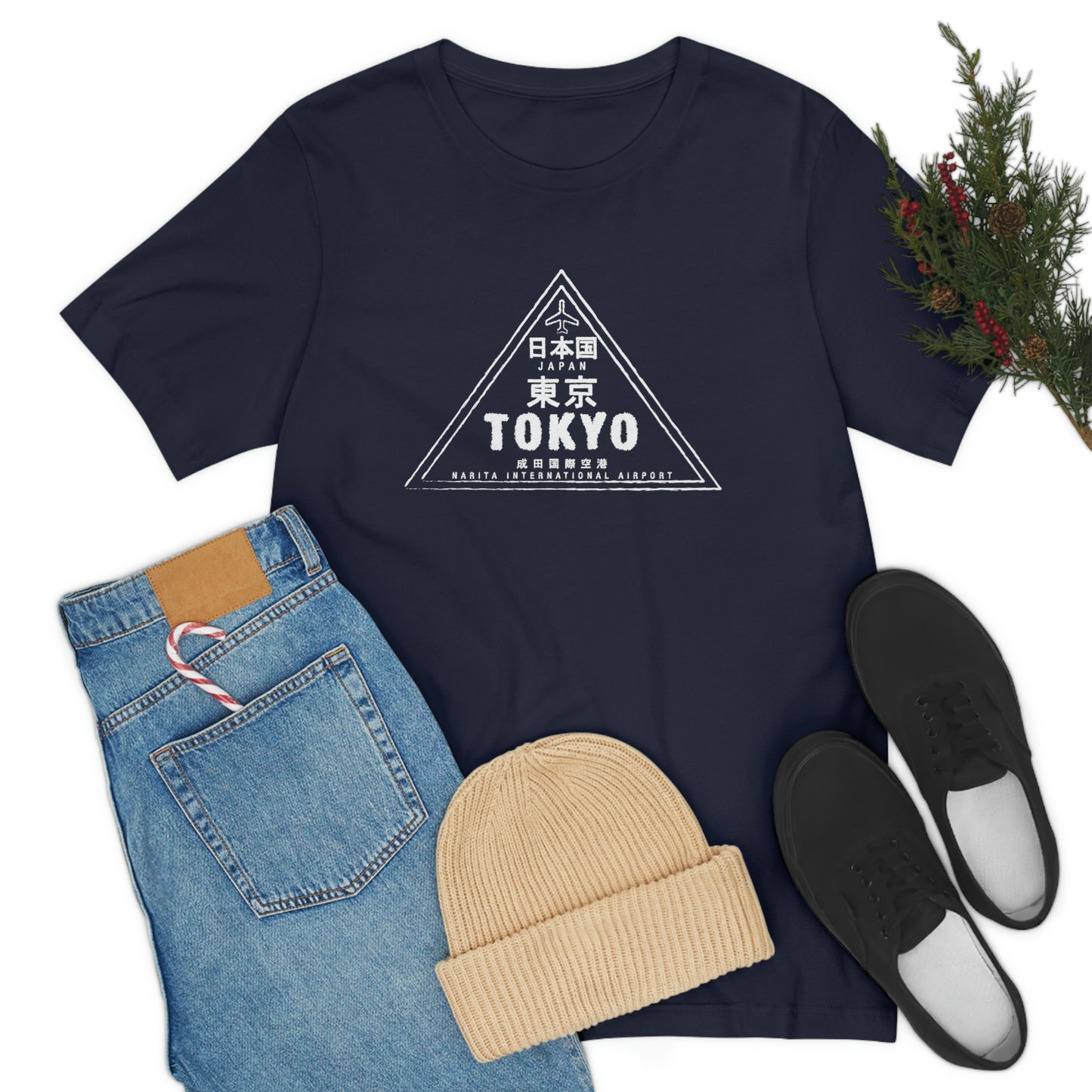 Tokyo Japan Passport Stamp Vacation Travel Souvenir Unisex T-shirt