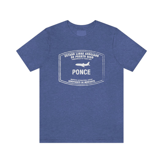 Ponce Puerto Rico Passport Stamp Vacation Travel Unisex T-shirt