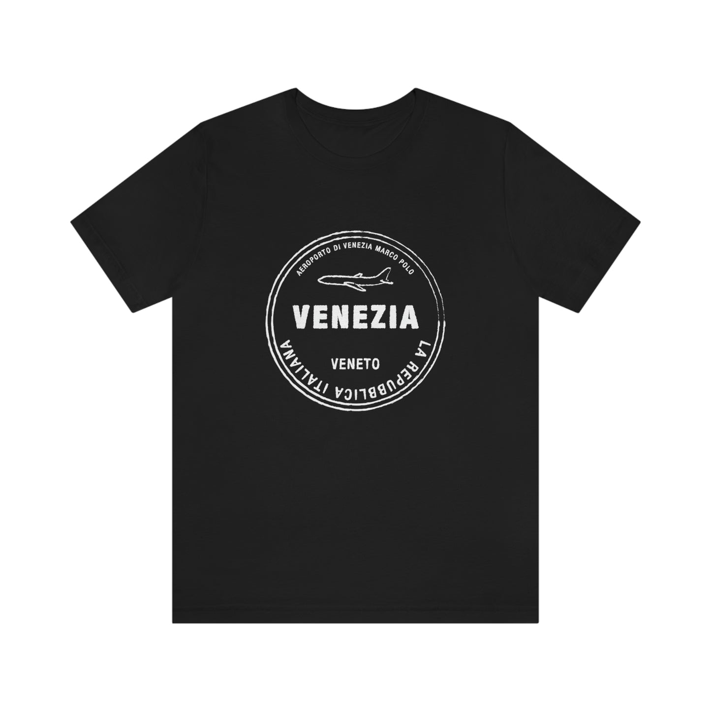 Venice Italy Passport Stamp Holiday Travel Souvenir Unisex T-shirt