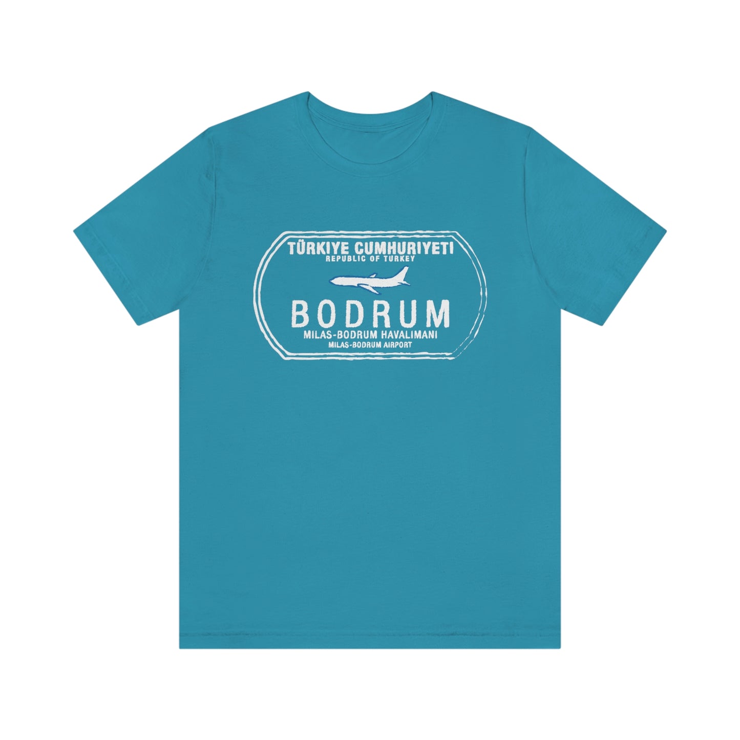 Bodrum Turkey Passport Stamp Vacation Travel Unisex T-shirt