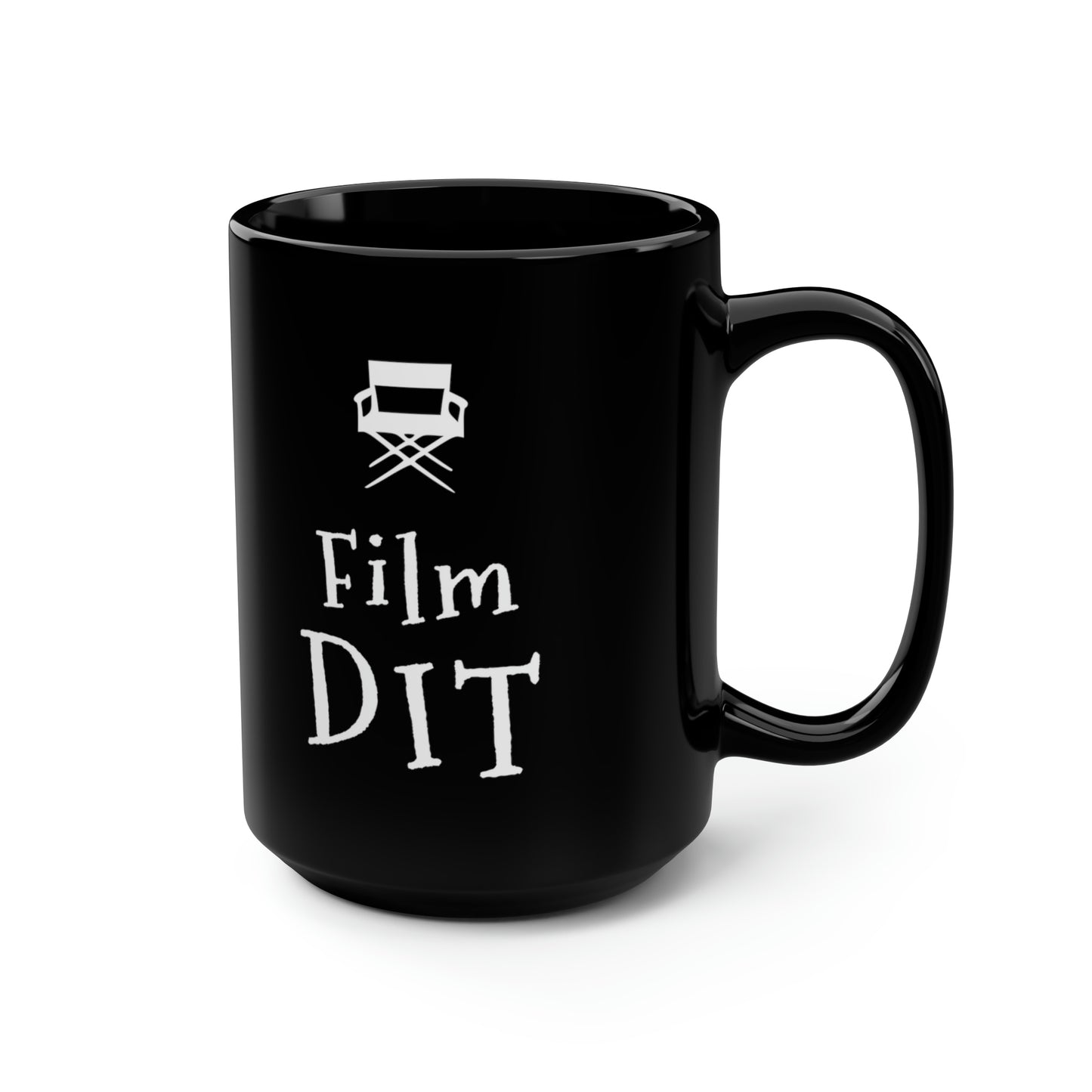 Digital Intermediate Technician (DIT) Coffee or Tea Gift for Movie Lovers and Film Buffs - Black Mug, 15oz