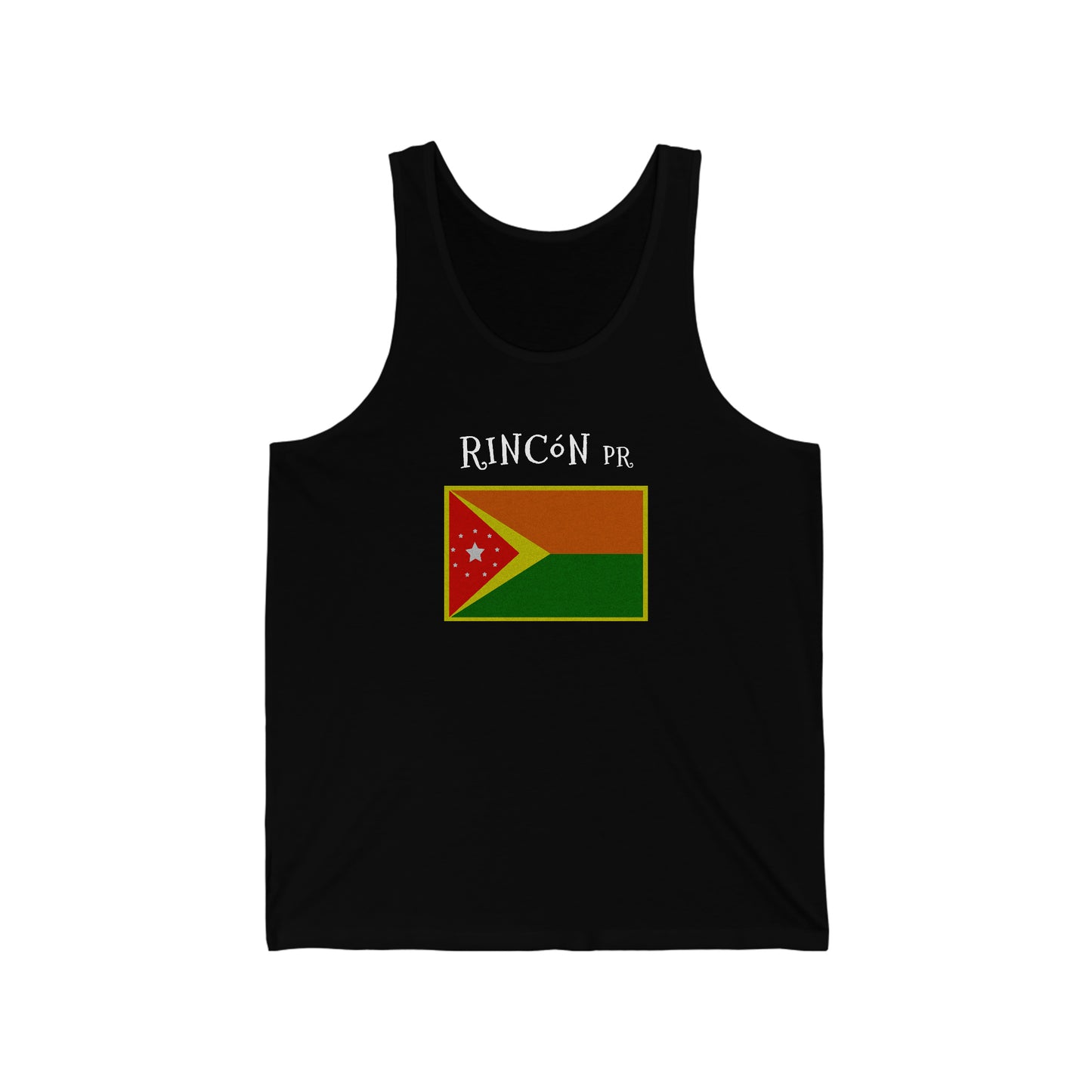 Rincon Puerto Rico Flag Tank Top for Surfers