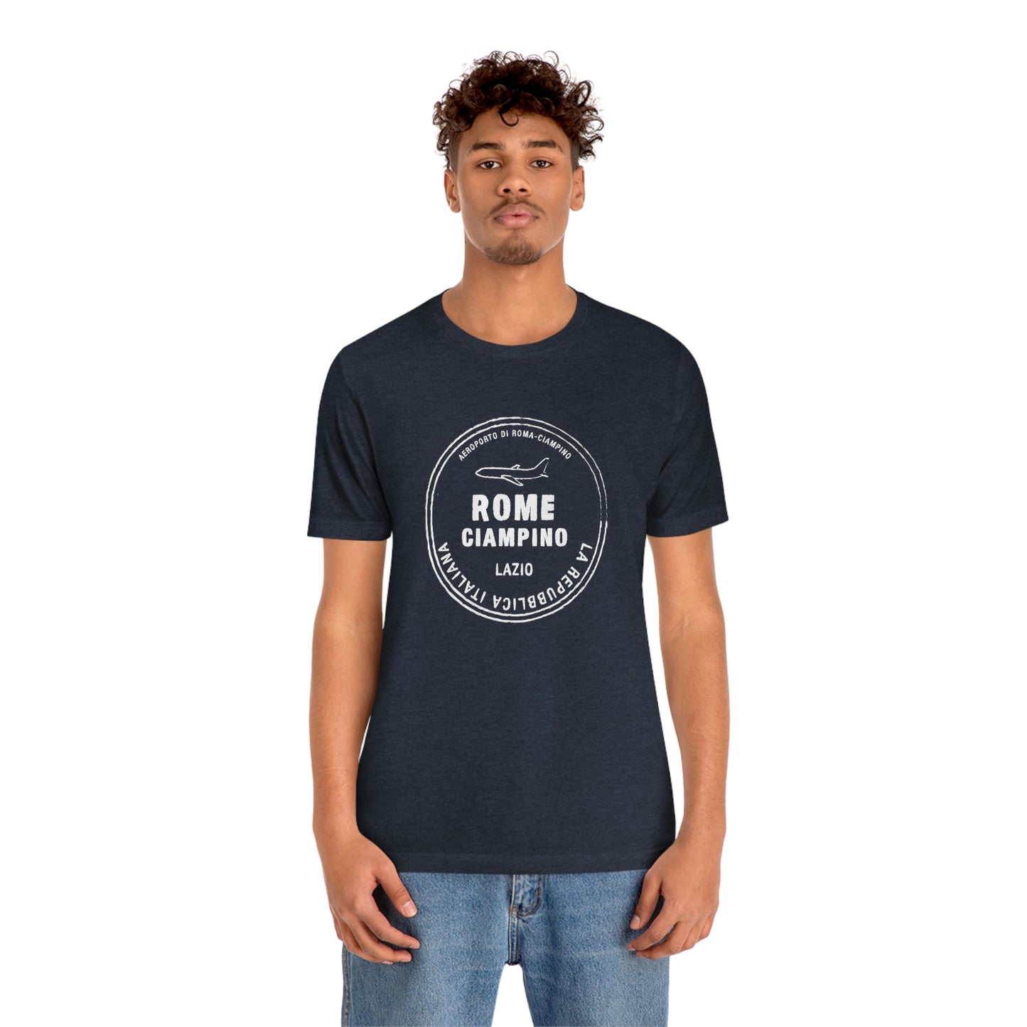 Rome Italy Passport Stamp Vacation Travel Unisex T-shirt