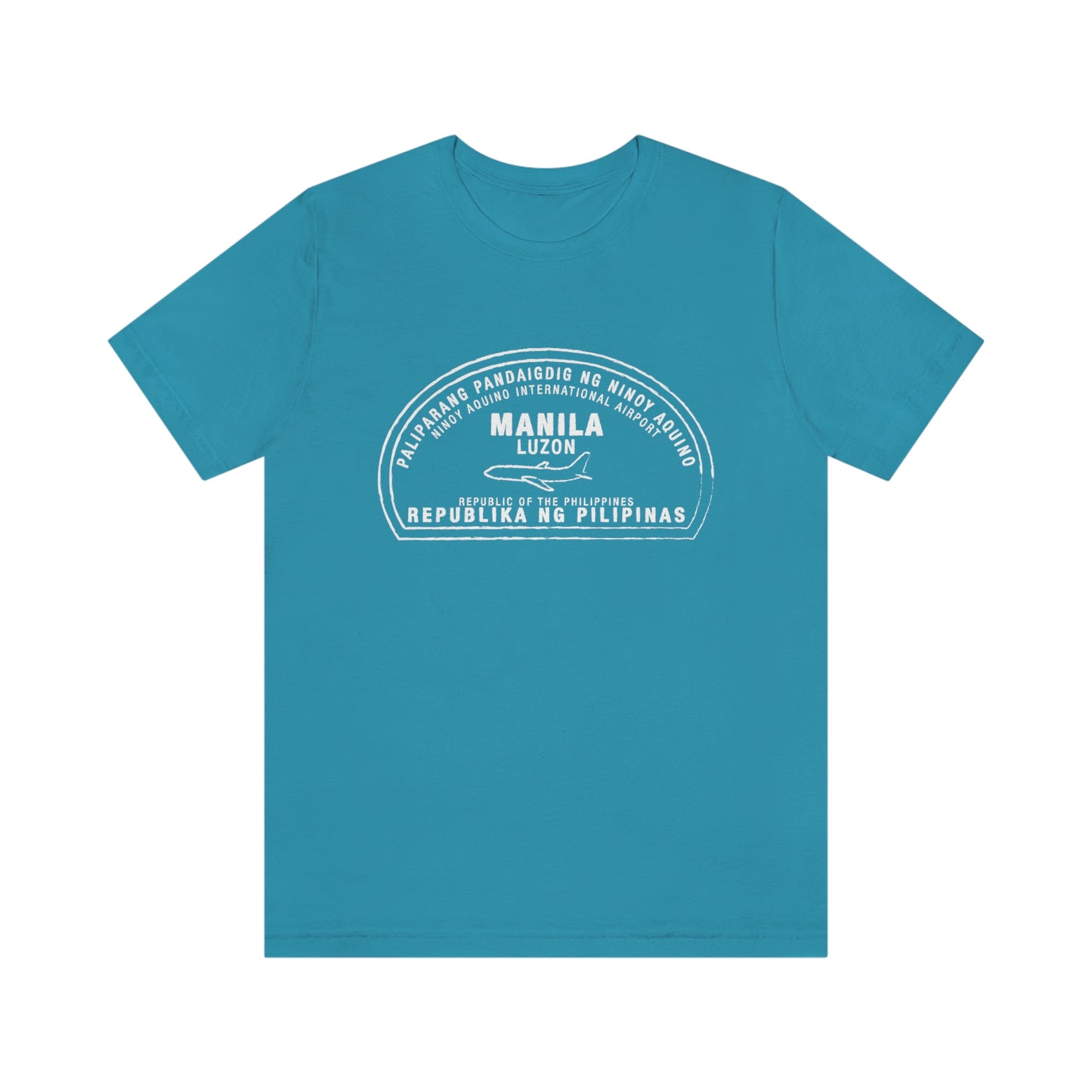 Manila Philippines Passport Stamp Vacation Travel Unisex T-shirt